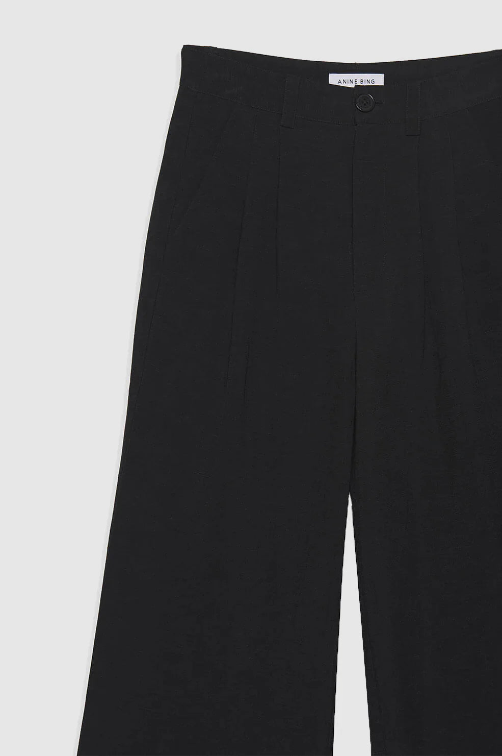 Carrie Pant Black Linen Blend