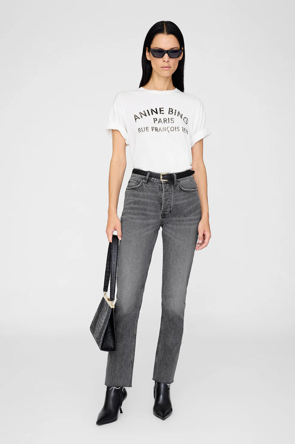 Cohen Tee Paris Stencil Ivory