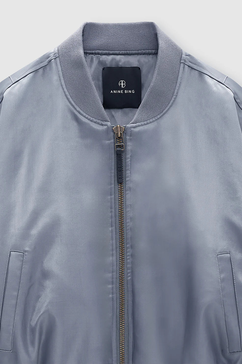 Cropped Leon Bomber - Dark Grey