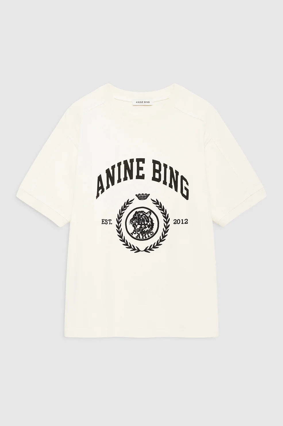 Jaylin Tee Collegiate - Washed Cream