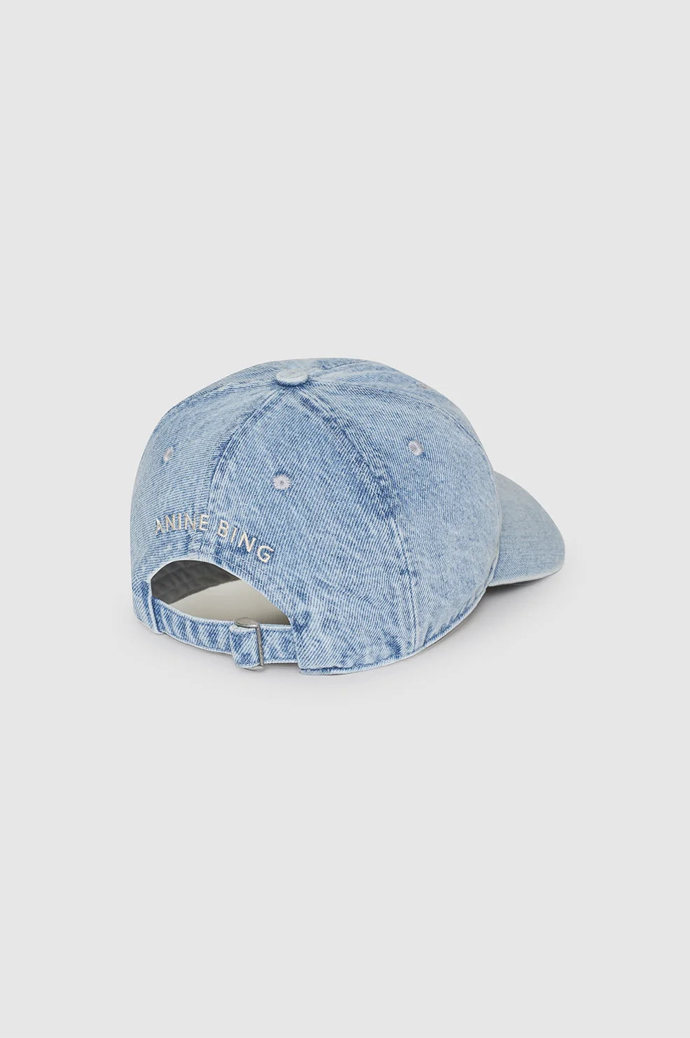 Jeremy Baseball Cap Ab - Bleached Blue Denim
