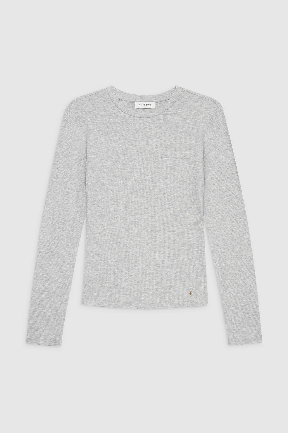 Jo Long Sleeve Tee - Heather Grey