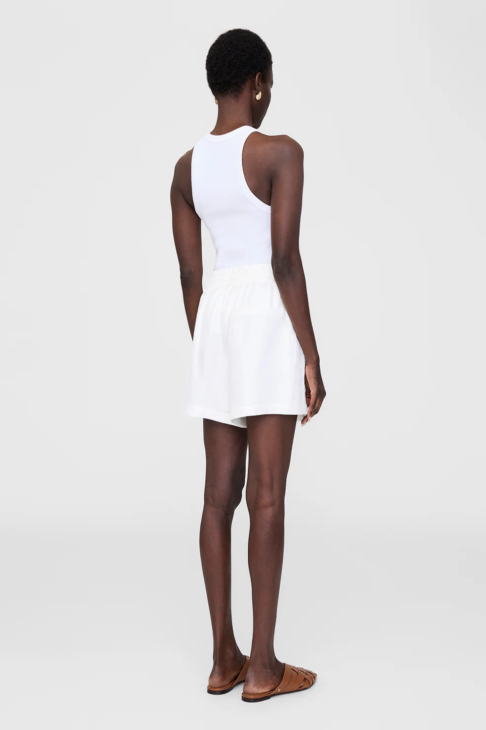 Kam Short - Ivory Linen Blend