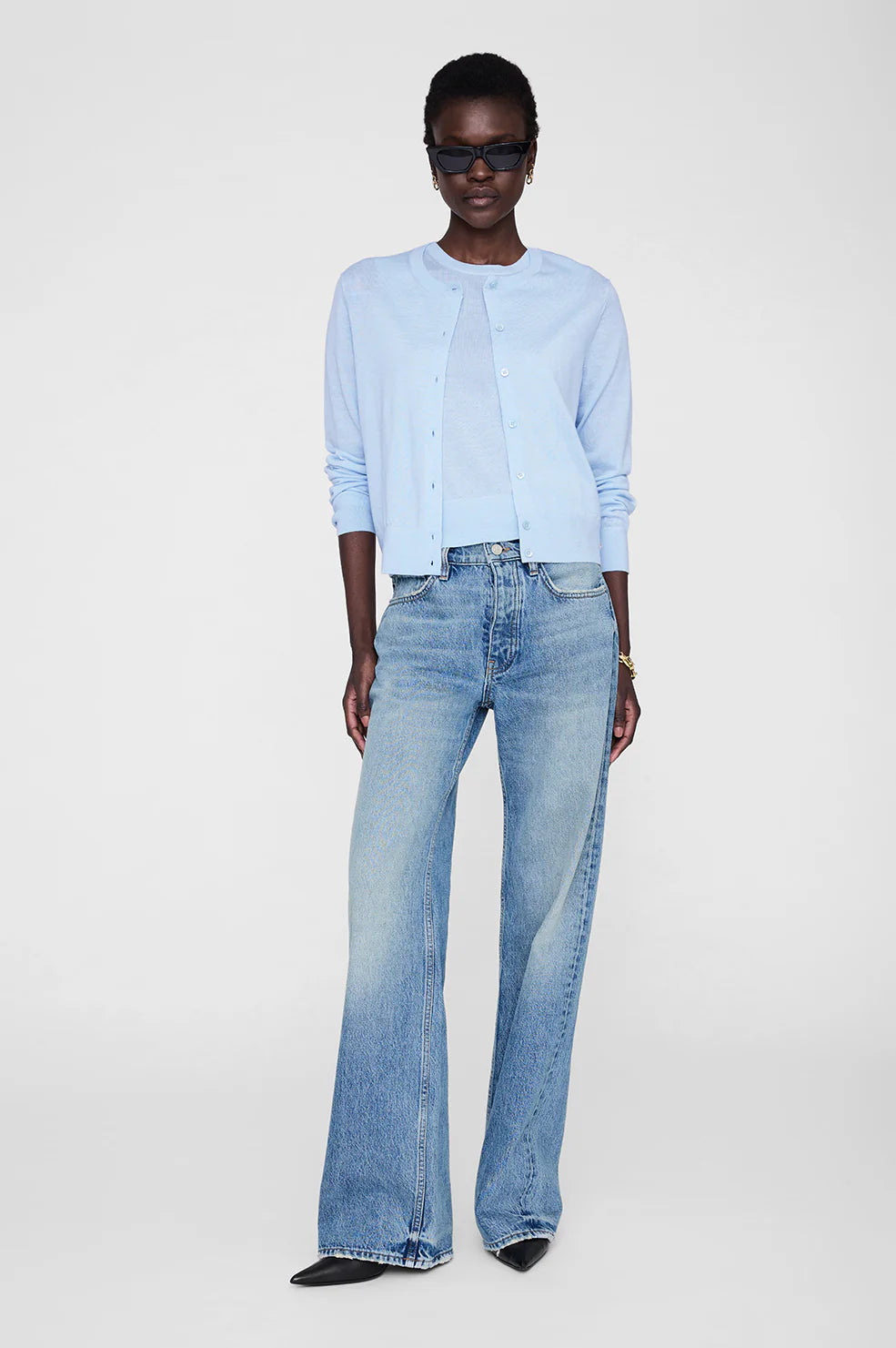 Moni Crop Tank - Pale Blue
