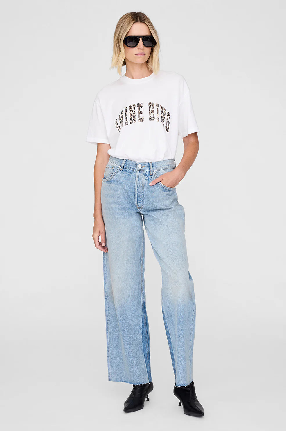 Walker Tee - Leopard Ivory