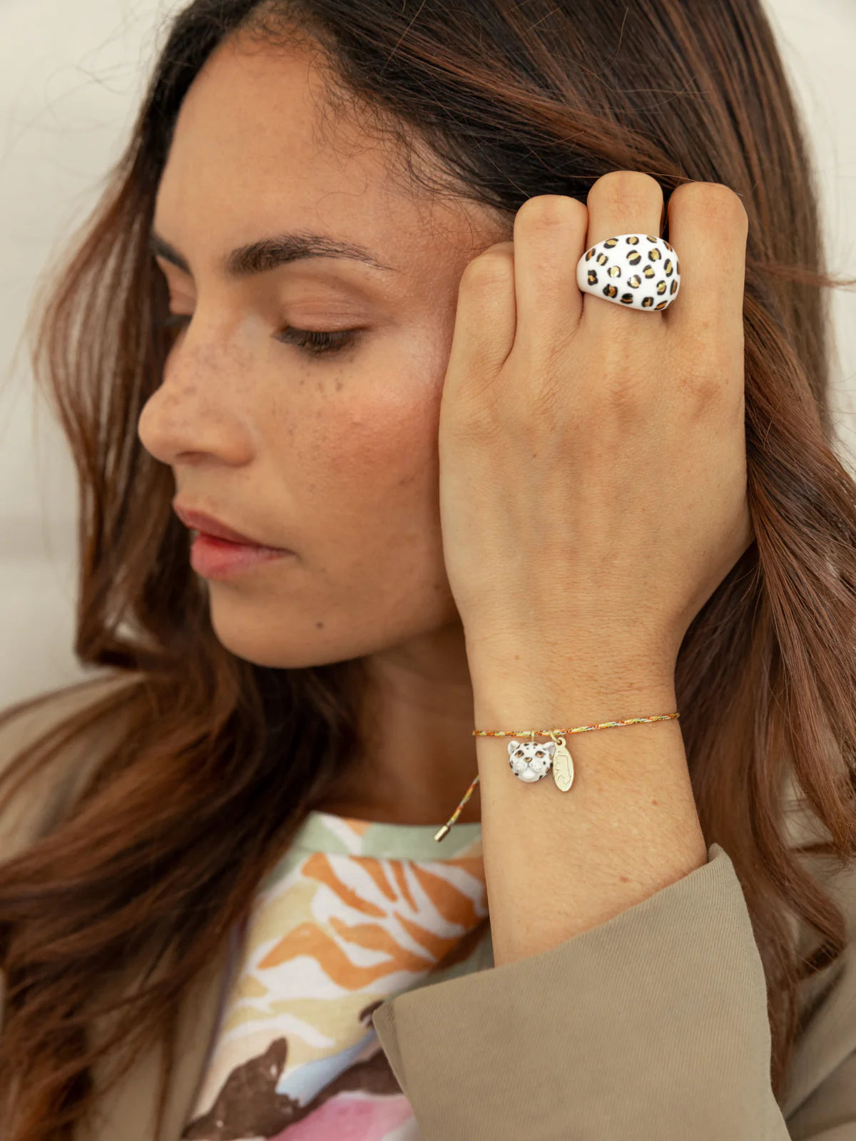 Leopard Print Ring
