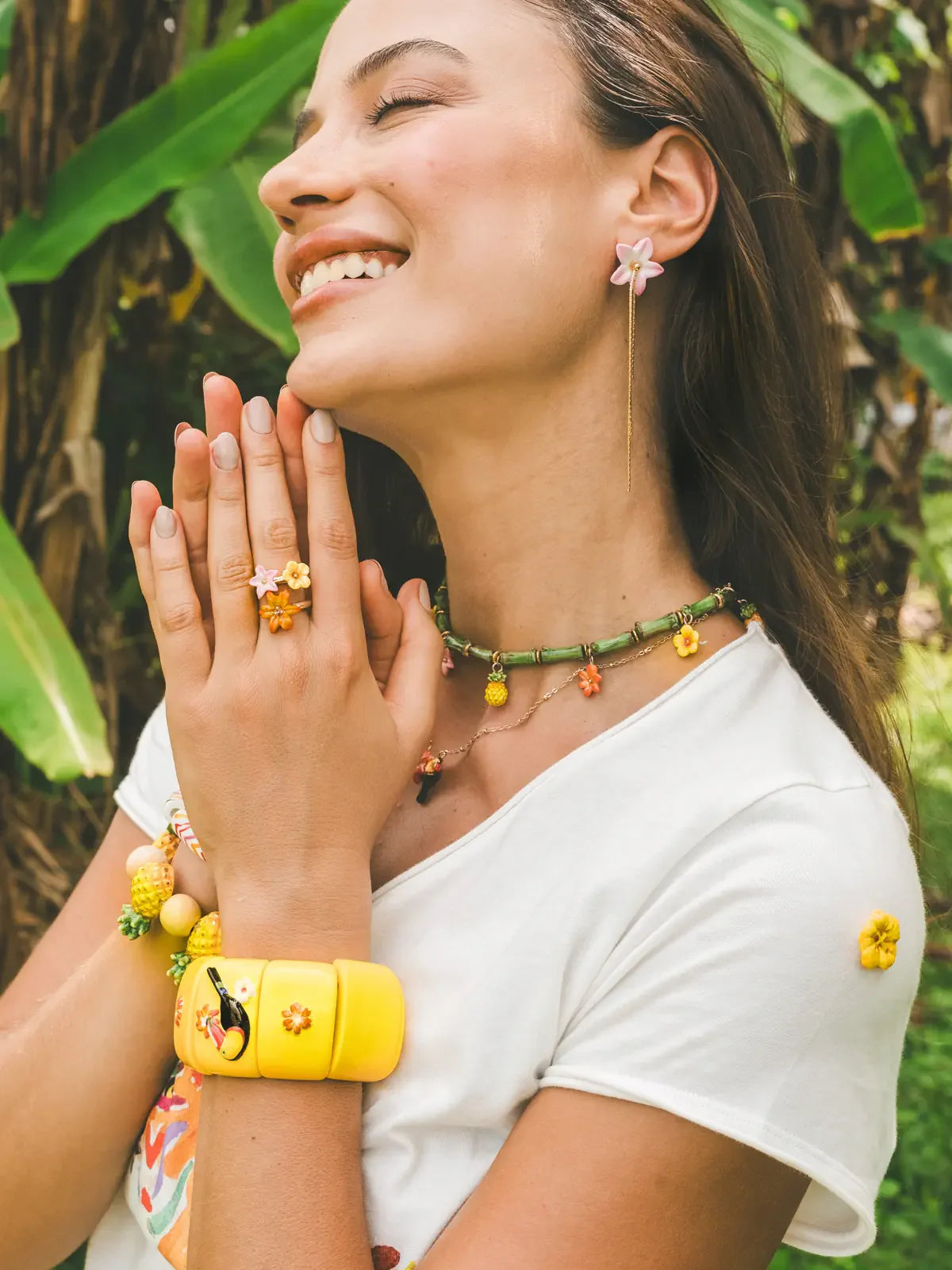 Tropical Flowers Ring