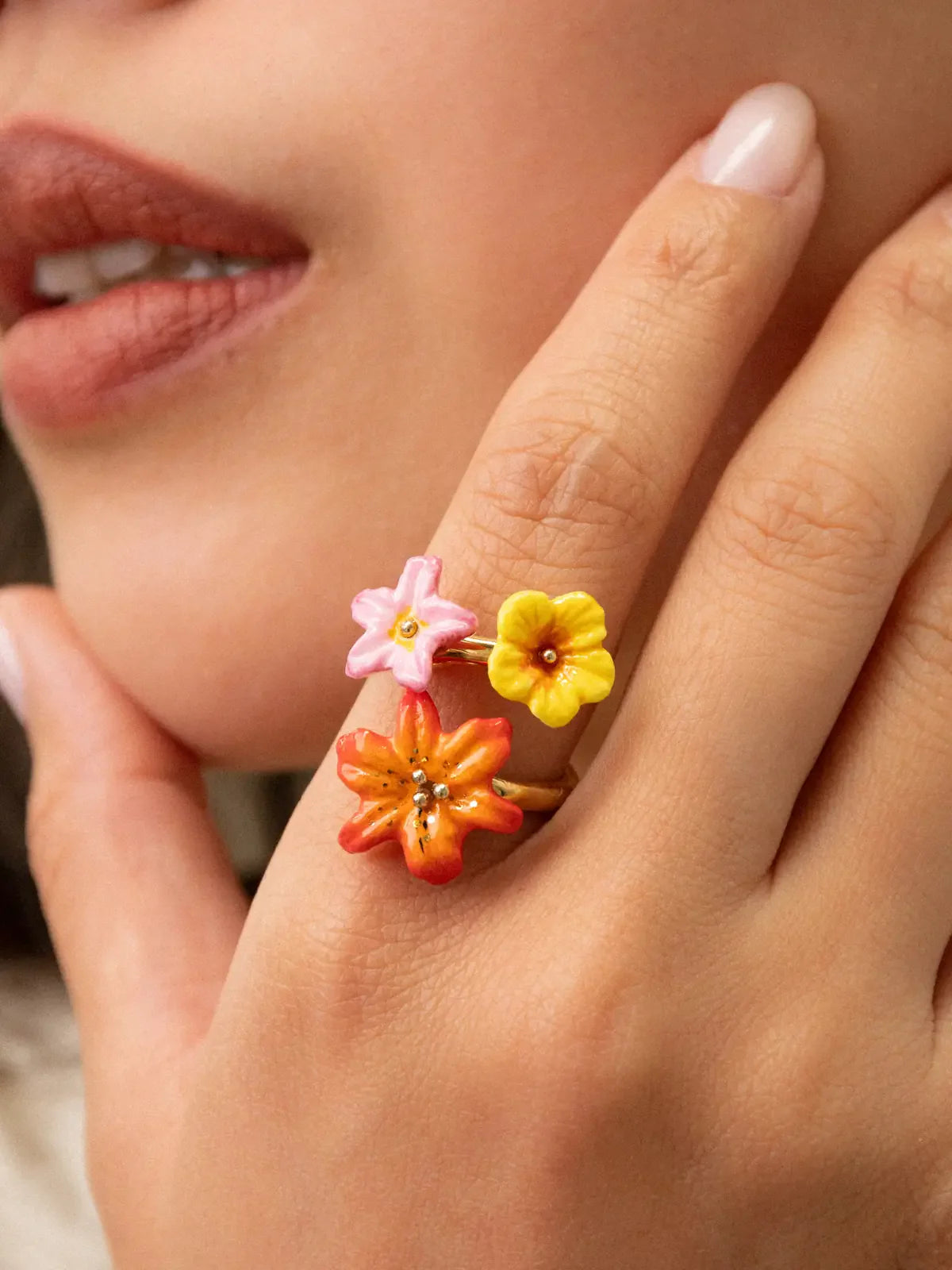 Tropical Flowers Ring