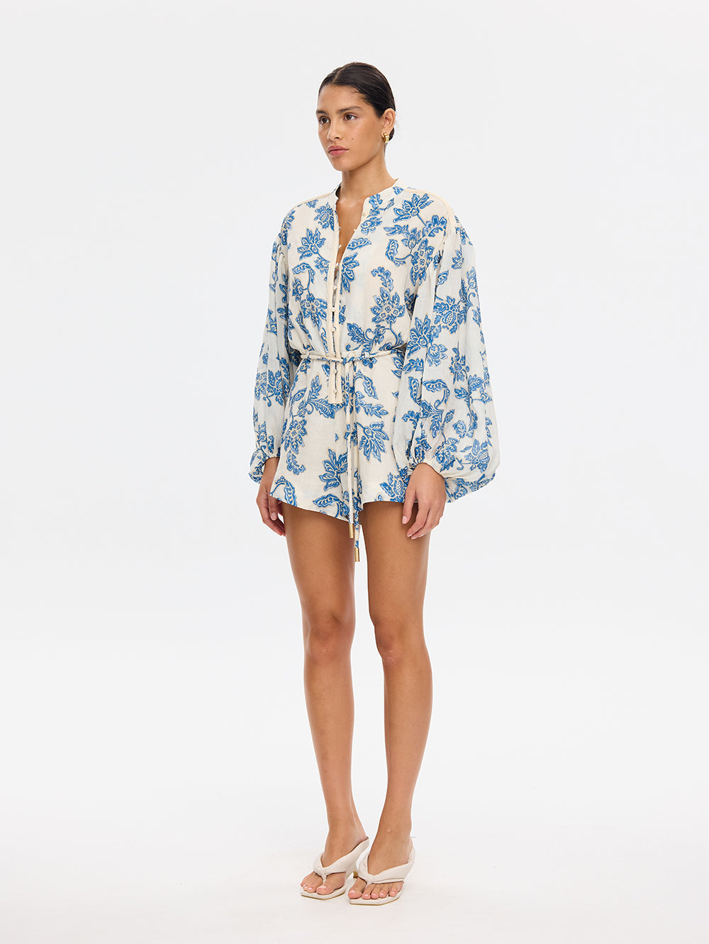 Bluebell Playsuit Ecru