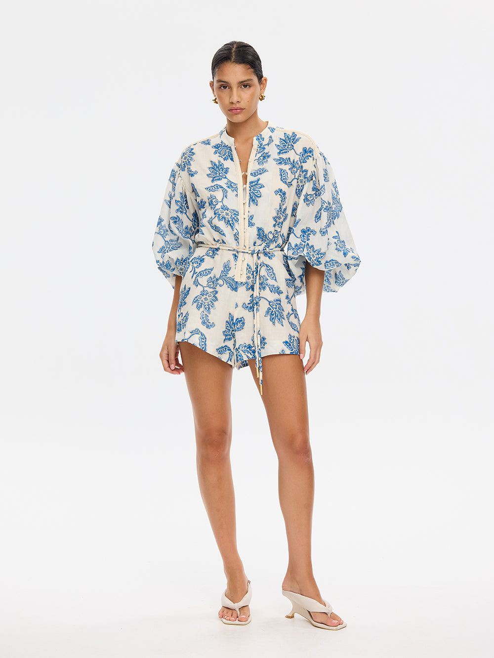 Bluebell Playsuit Ecru