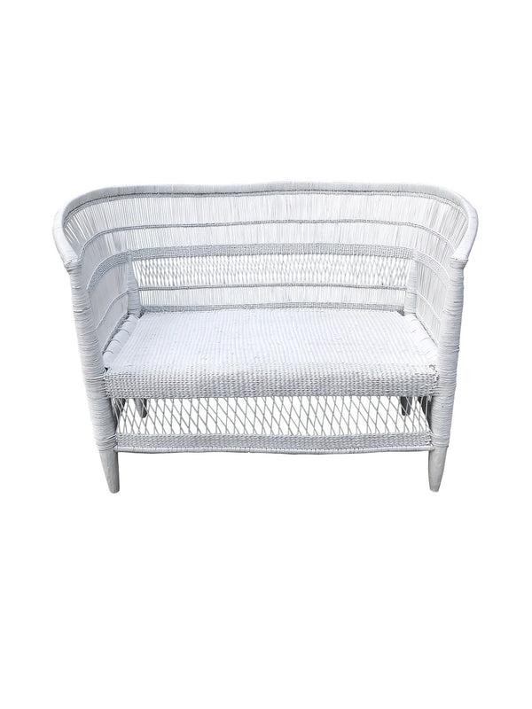 Malawi Chair - White Two Seater