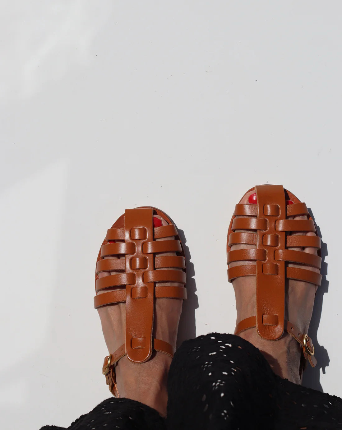 Camel - Camel Sole  Fisherman Sandals - Mama Praia