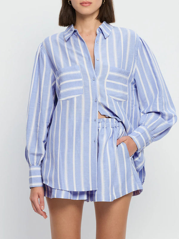 Capri Short Blue Stripe - Kivari