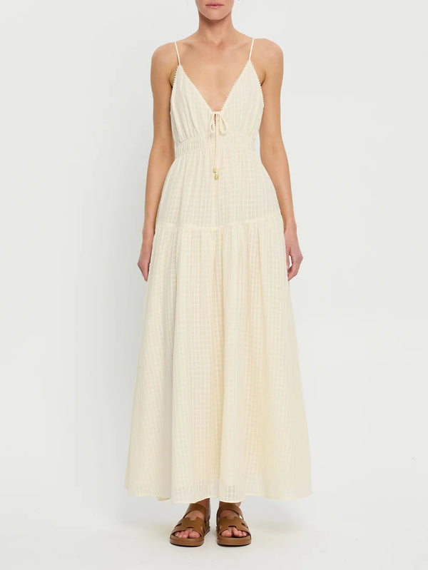 Chantelle Maxi Dress Cream - Kivari