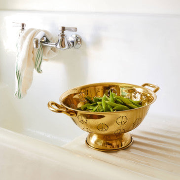 Brass Peace Colander