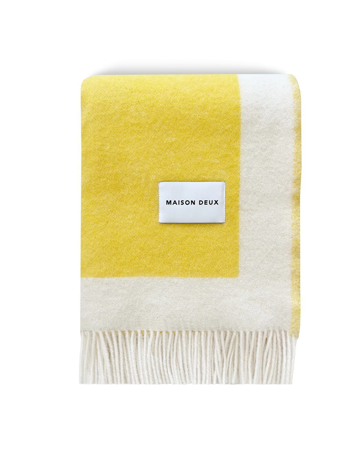 Color Block Blanket No.2 Yellow - Maison Deux