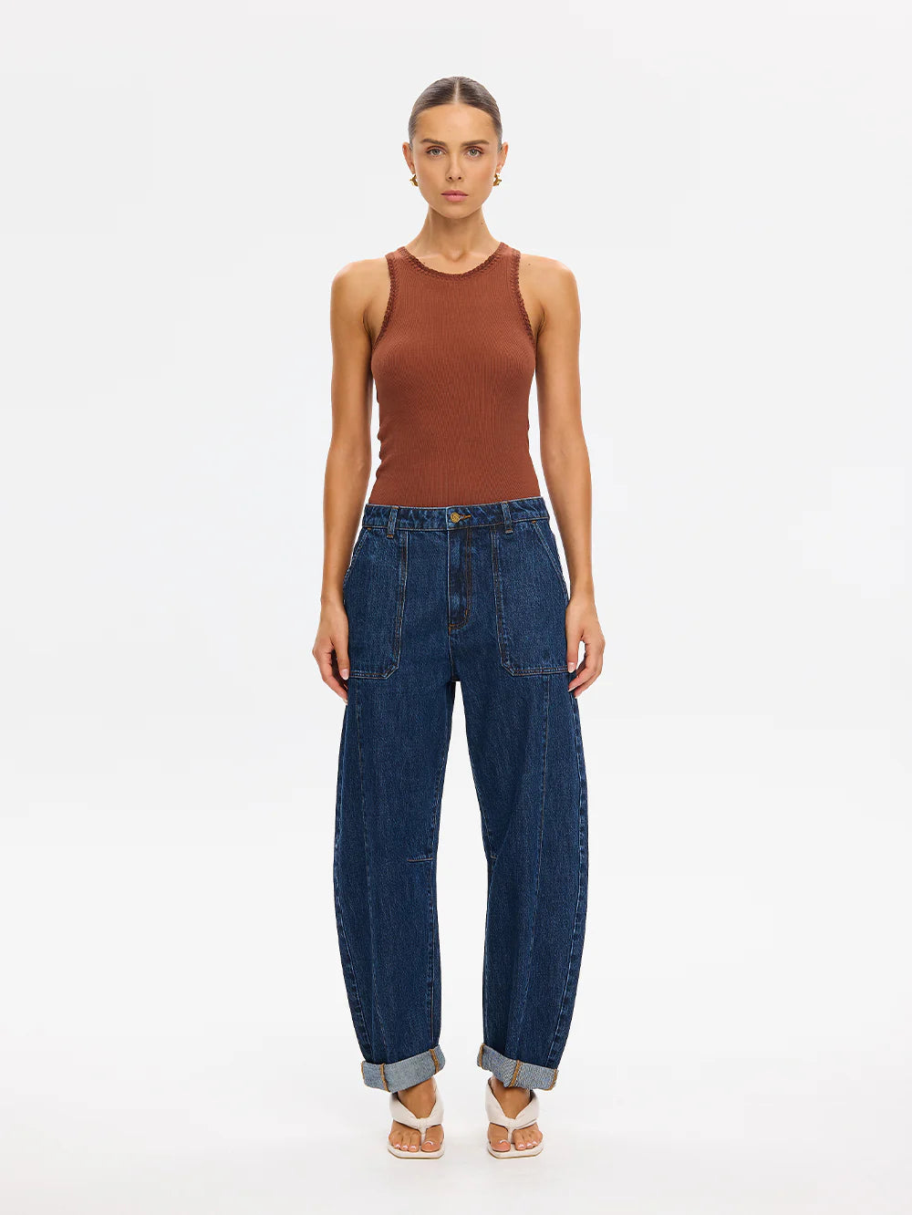 Tallulah Tank Top Chocolate
