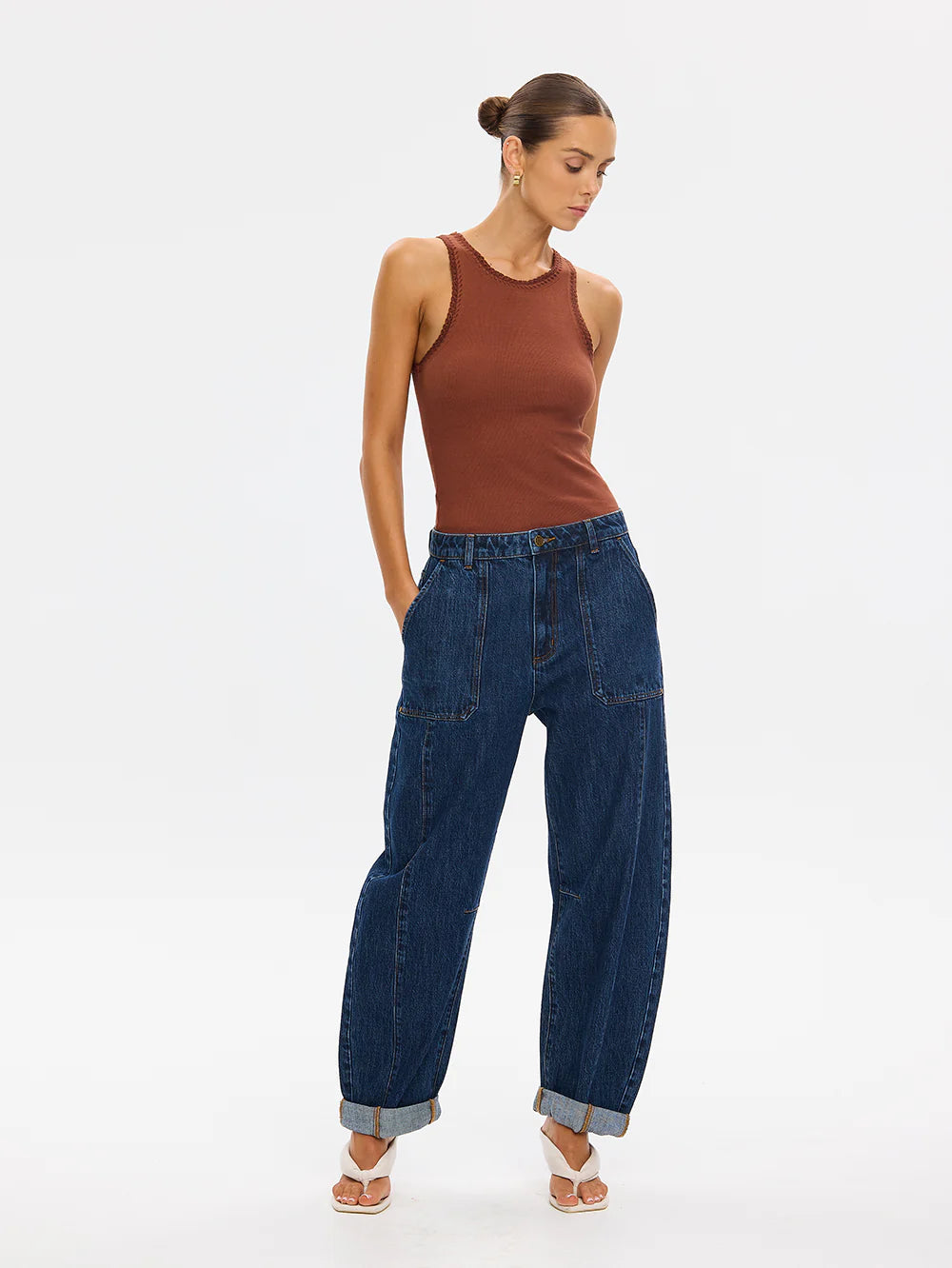 Tallulah Tank Top Chocolate