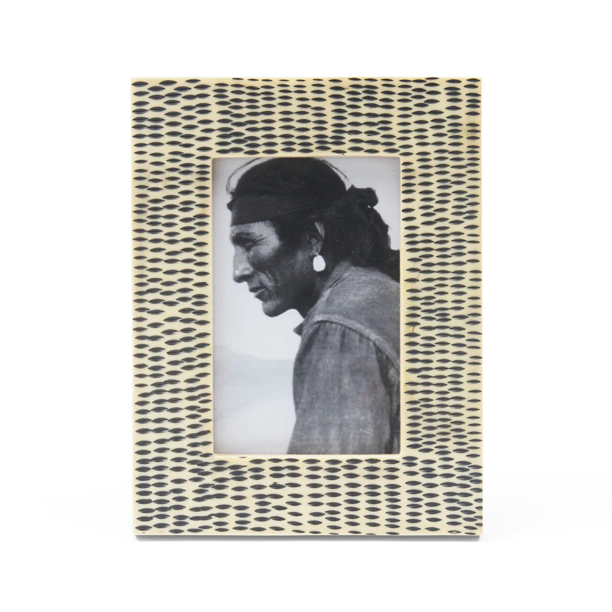Matira Photo Frame 4 x 6 - White & Black