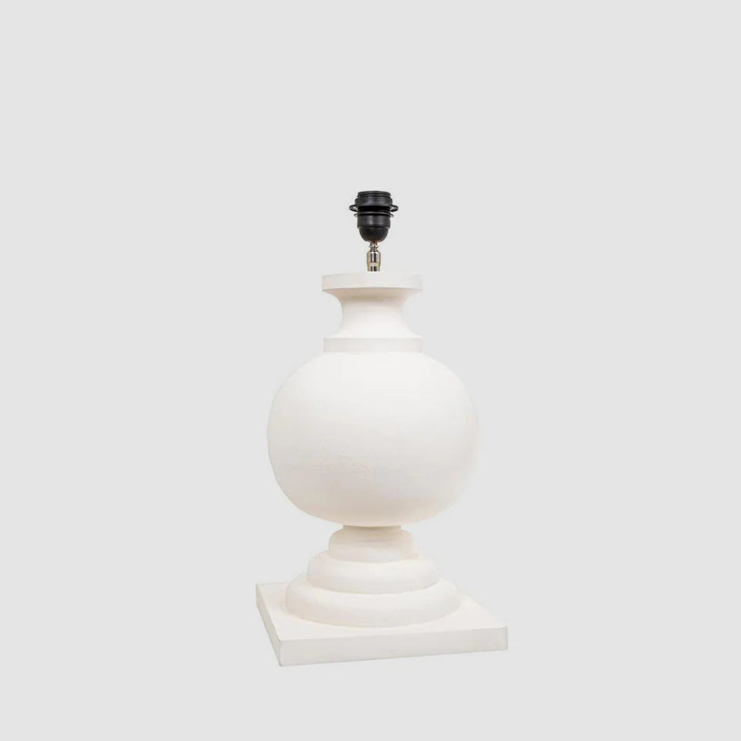 Coach Table Lamp Base White