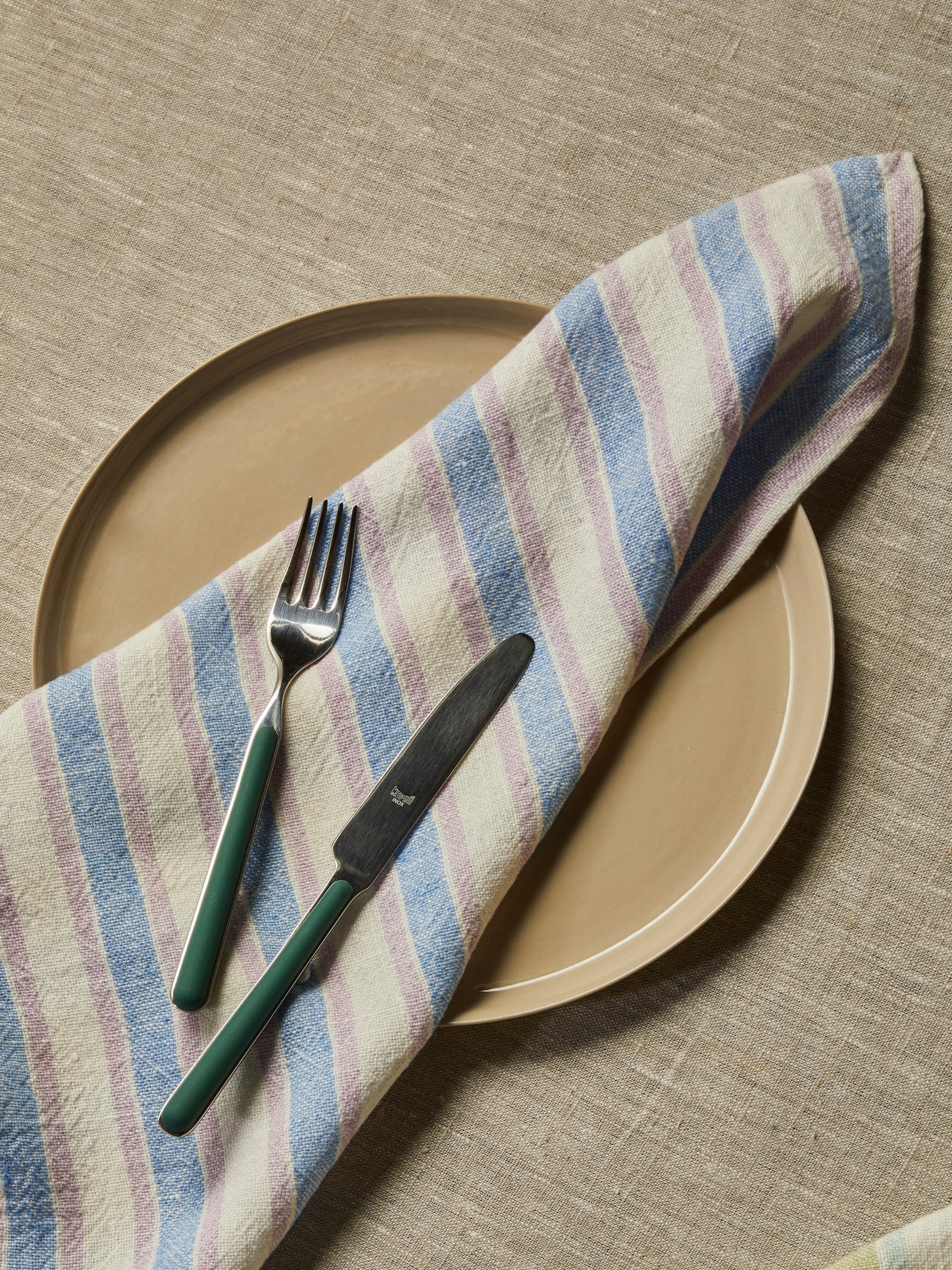 Linear Blue Napkins (set of 4)