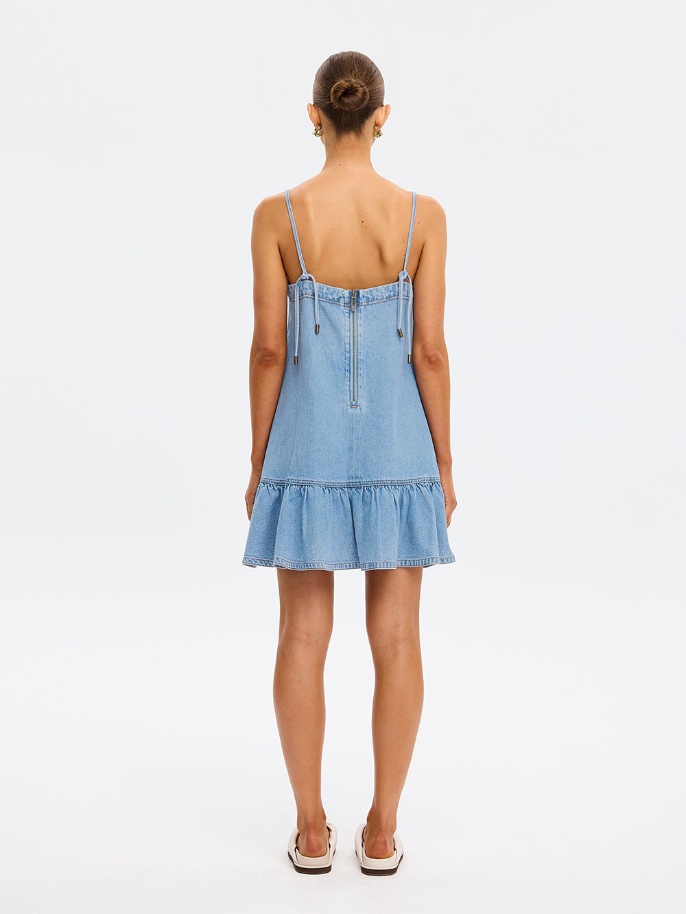 Emilie Denim Strappy Dress Coast Blue