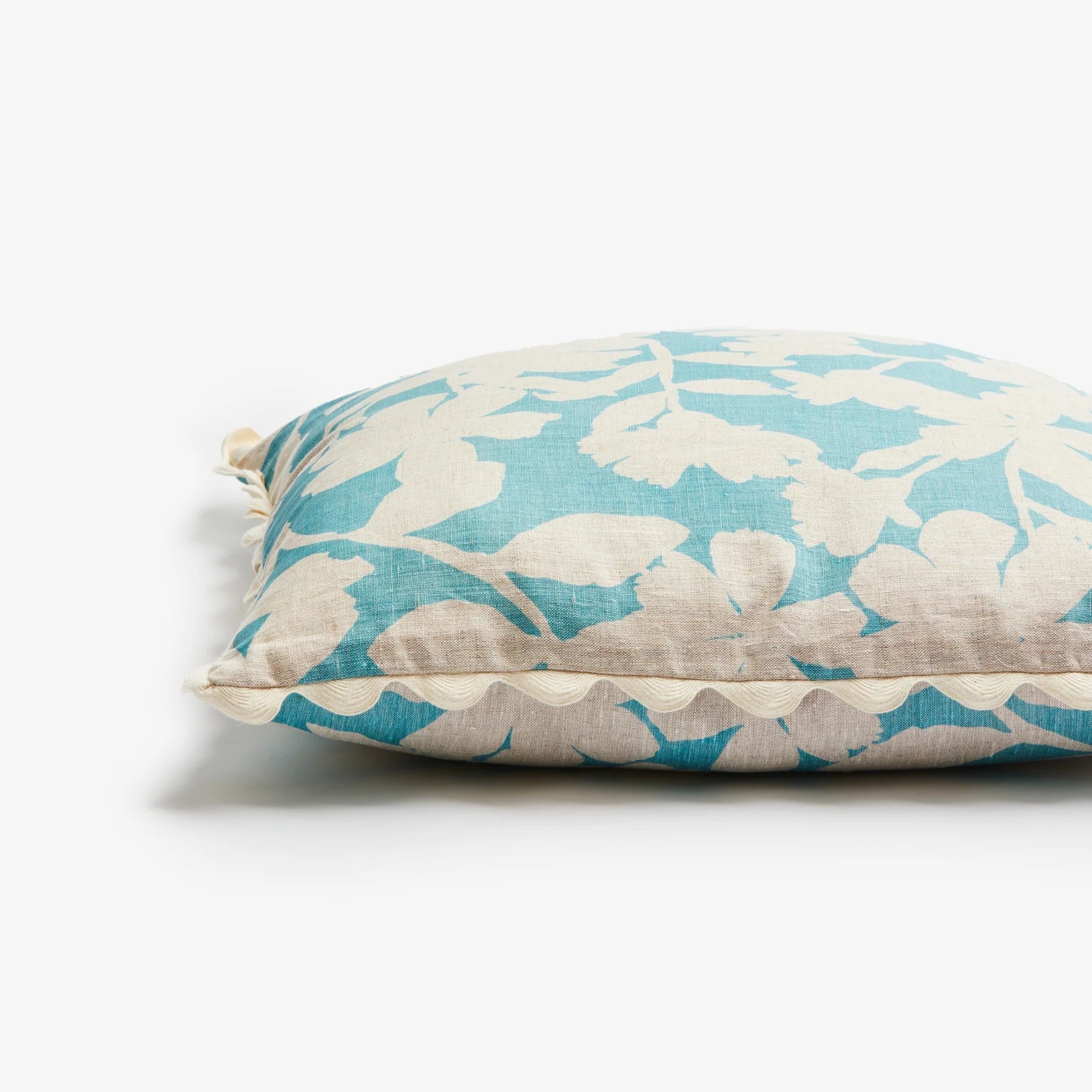 Geranium Turquoise 60cm Cushion Cover