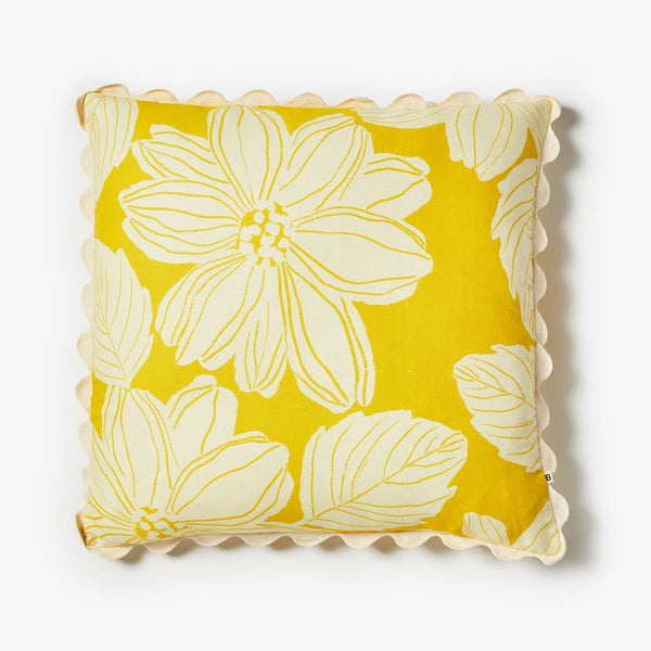 Margot Lemon 60cm Cushion