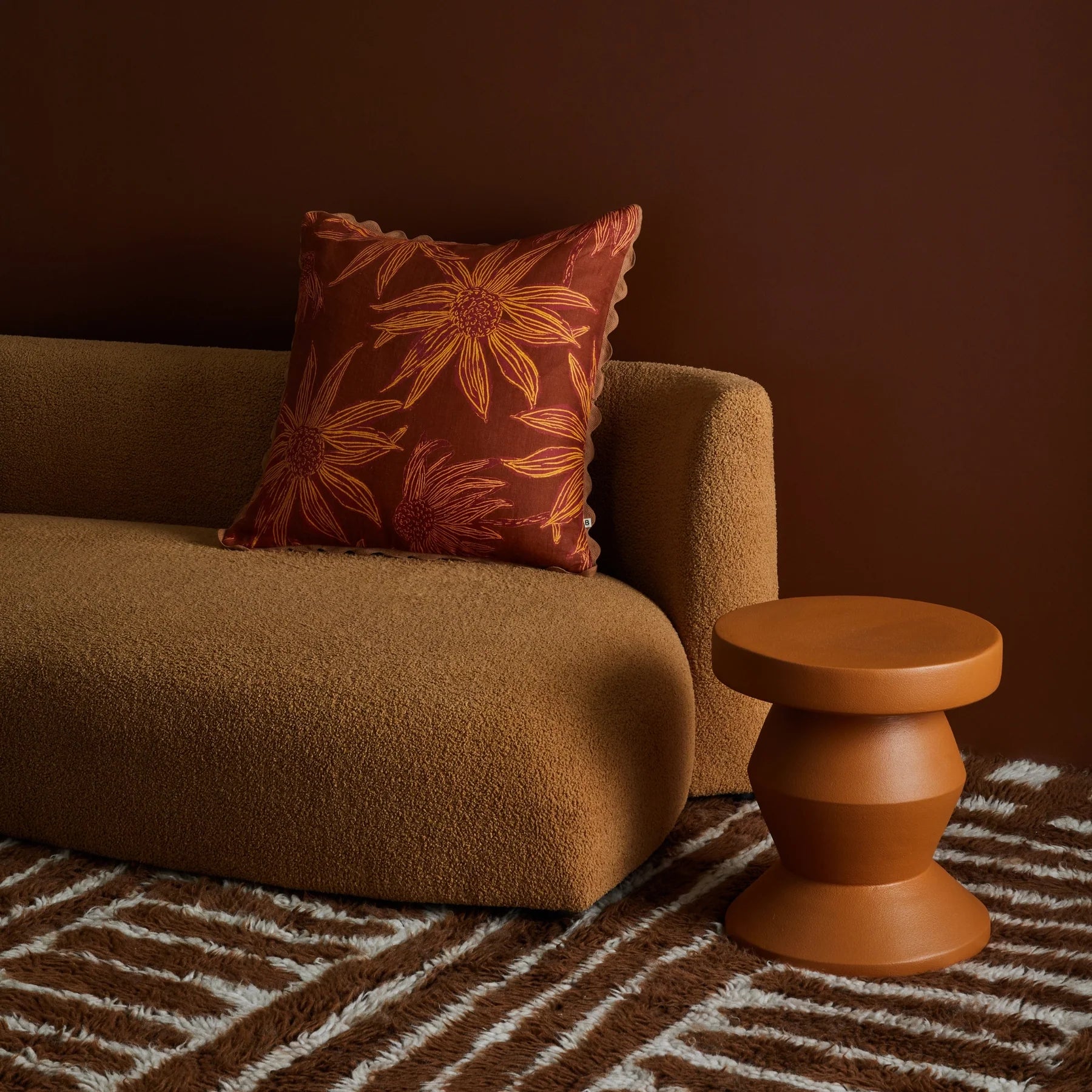 Fiore Tan 60cm Cushion