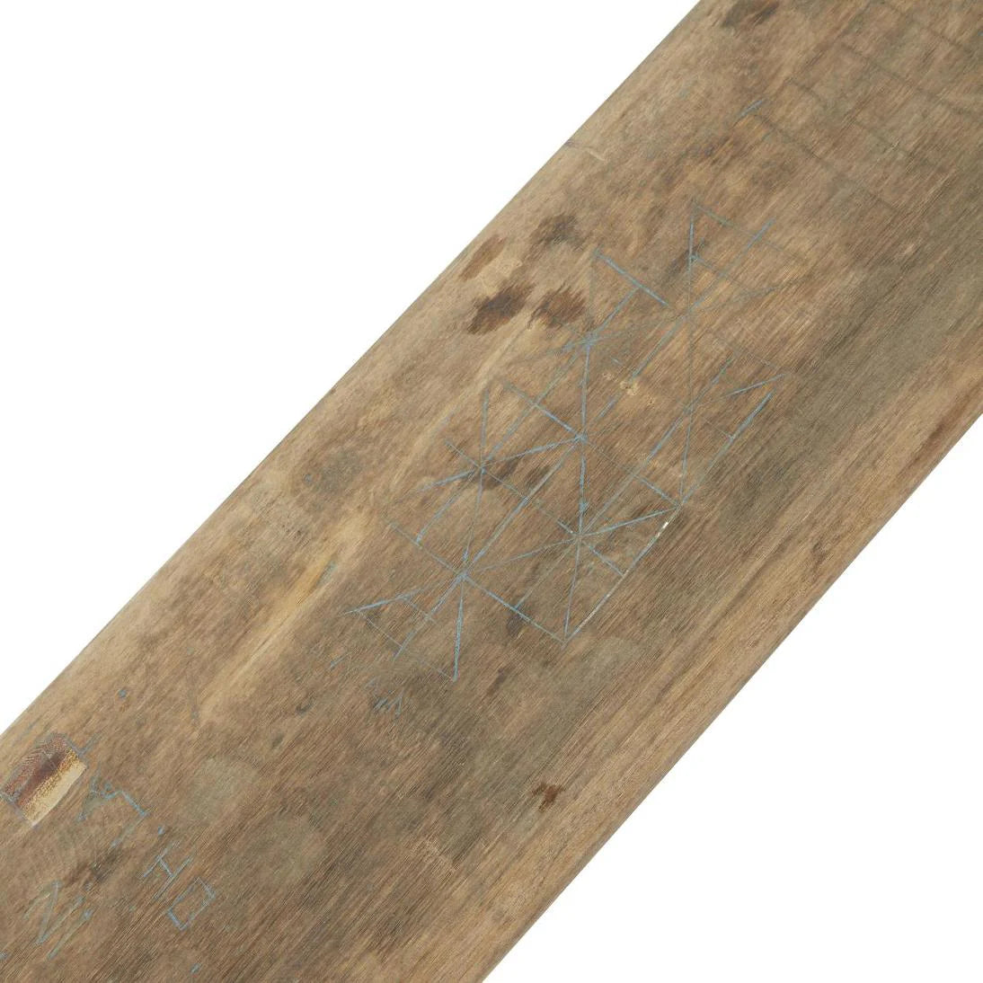 Long Recycled Timber Vintage Teak Bench