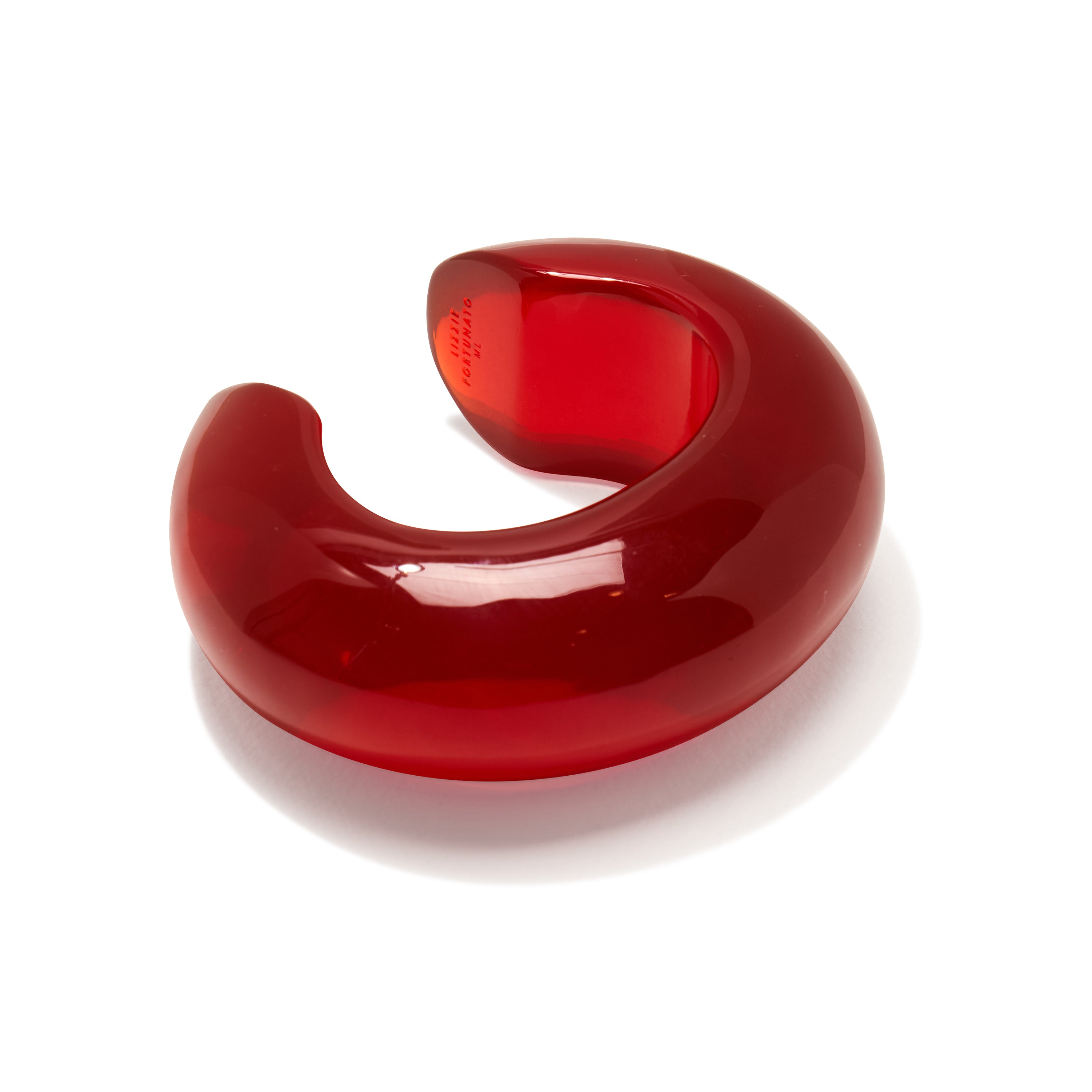 Arc Cuff In Cherry