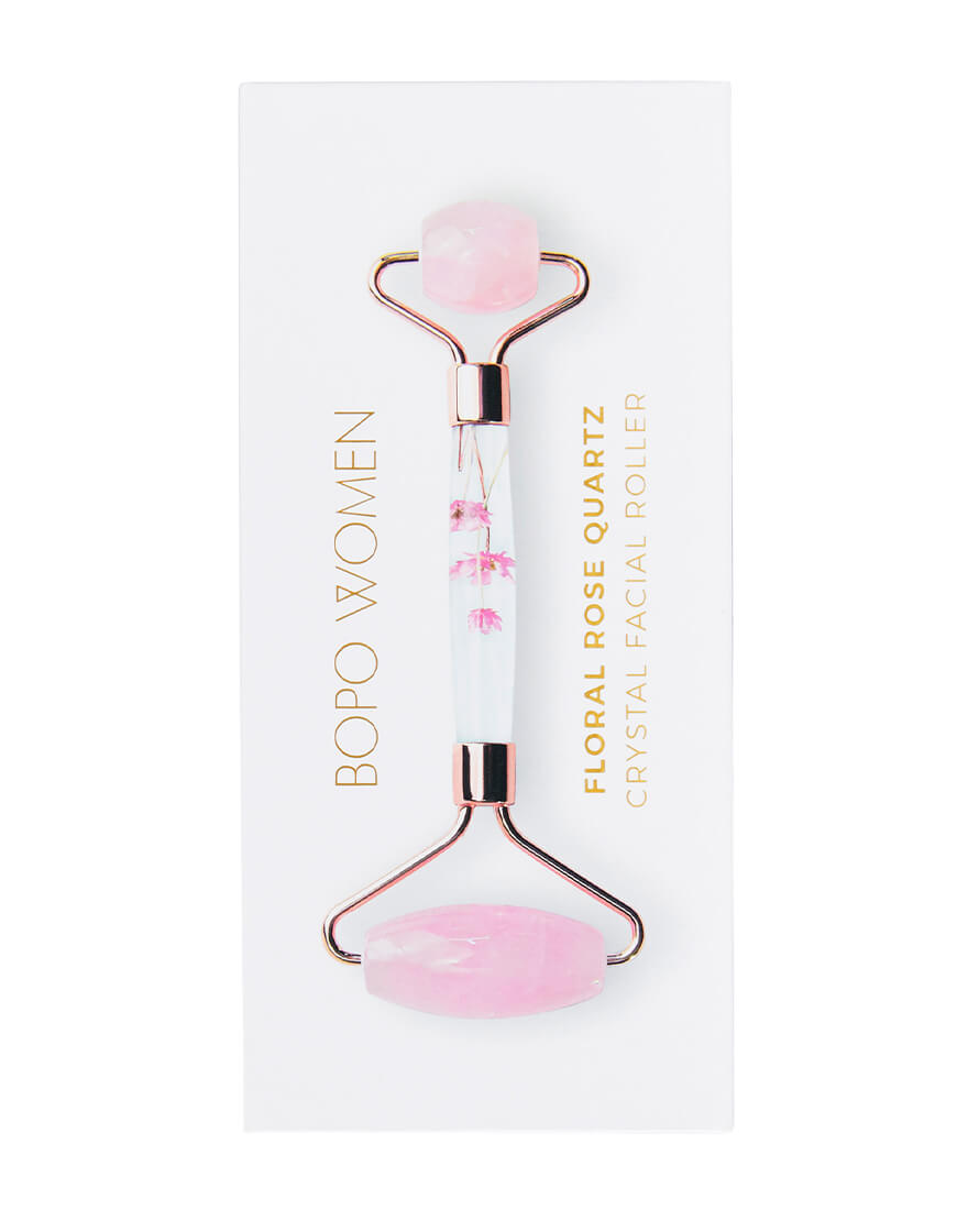 Floral Quartz Facial Roller