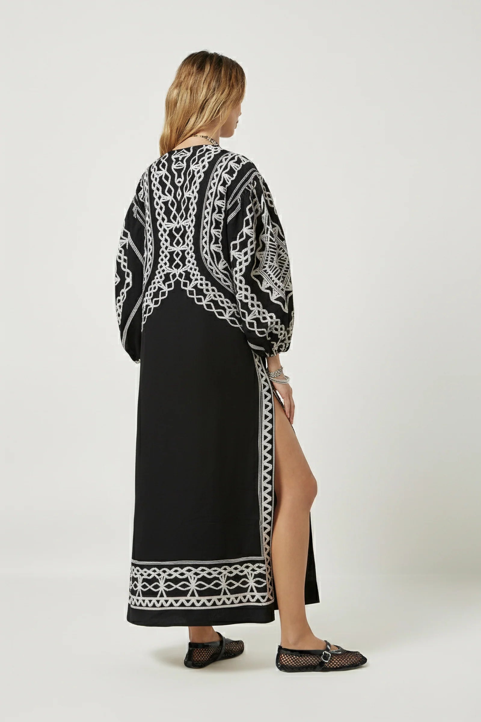 Tahara Kaftan - Onyx Black