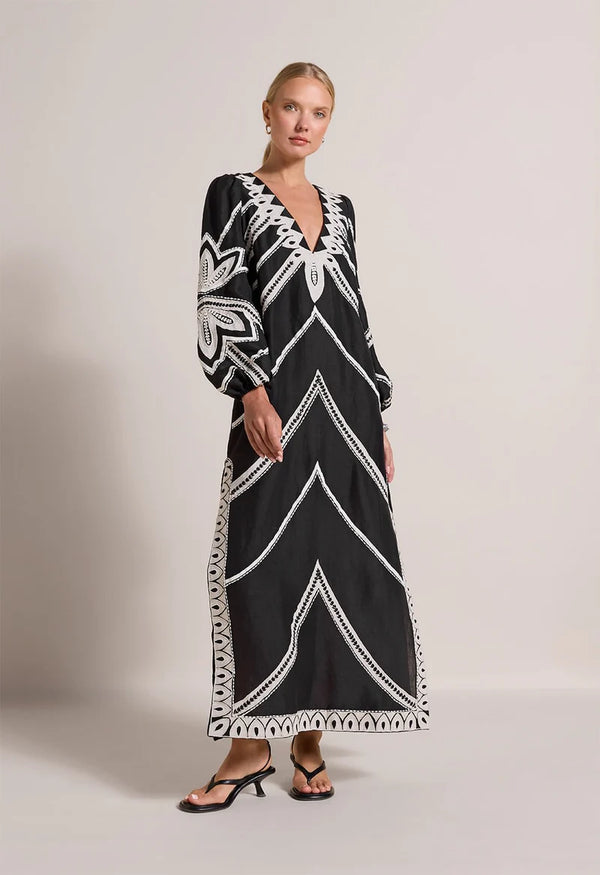 Hillary Kaftan Onyx Black