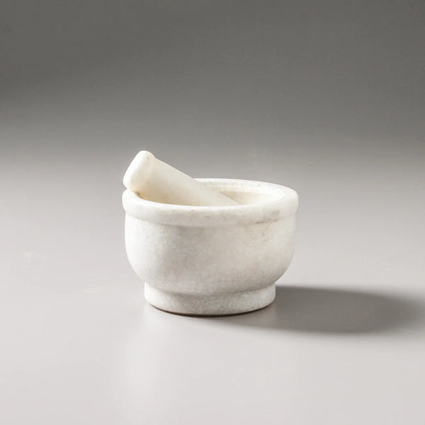 Indian Marble Mortar and Pestle