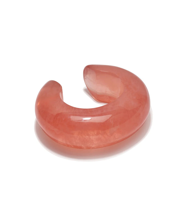 Arc Cuff in Marbled Grapefruit - Lizzie Fortunato