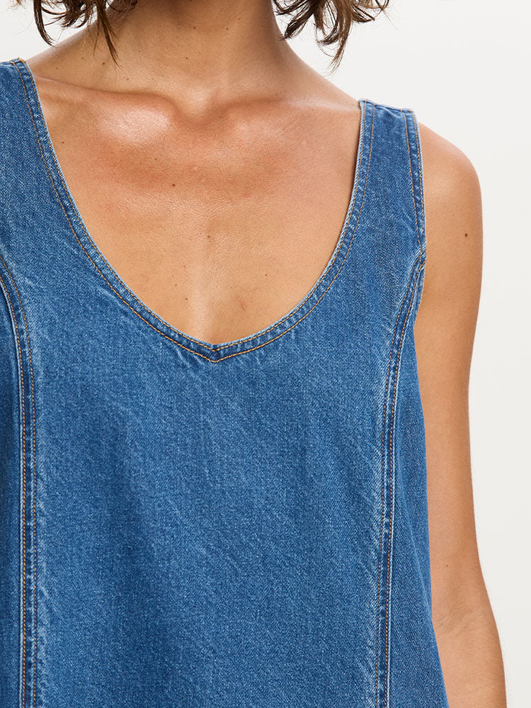 Ilaria Denim Mini Dress Indigo