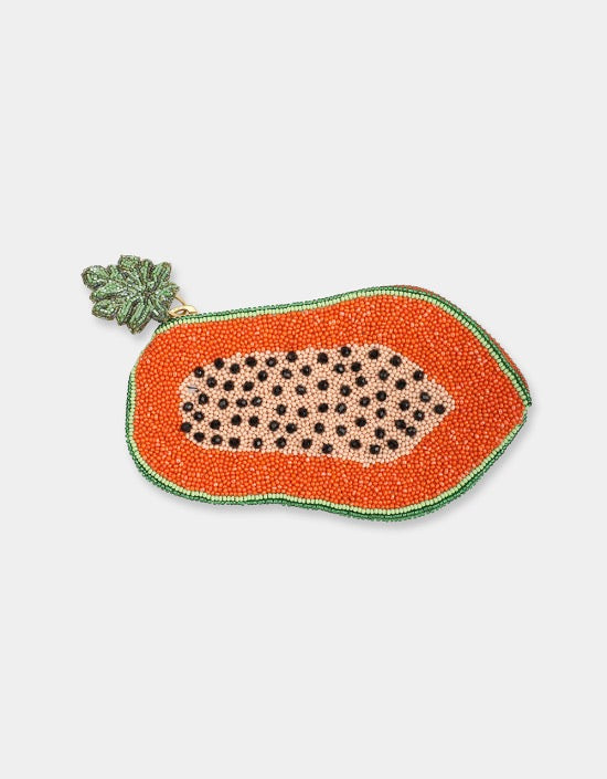 Papaya Coin Purse - Olivia Dar