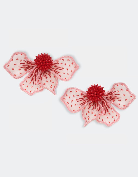 Peonie Earrings - Olivia Dar