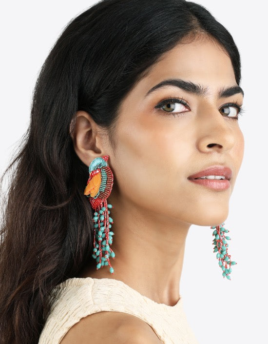 Kingfisher Earrings Mint