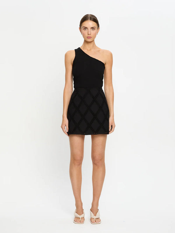 Izzy Mini Skirt Black - Kivari