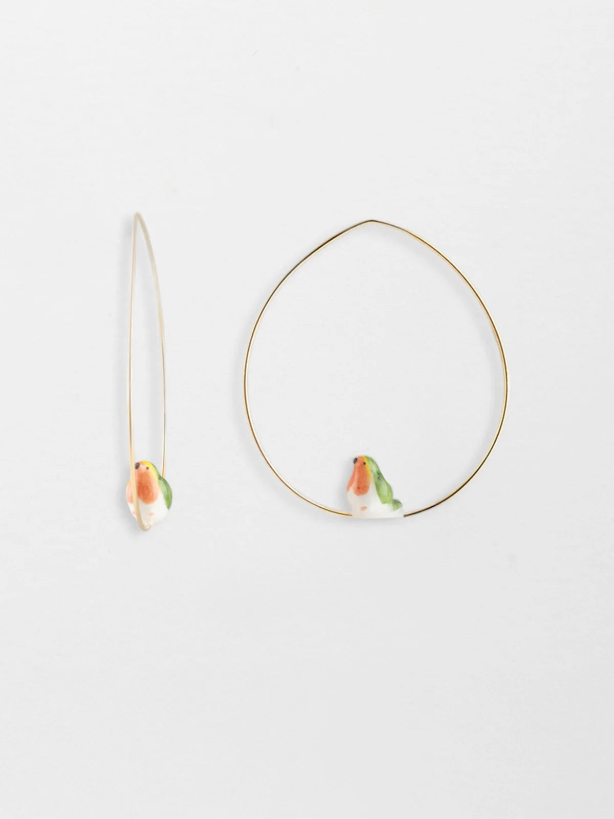 Mini Robin Bird Earrings
