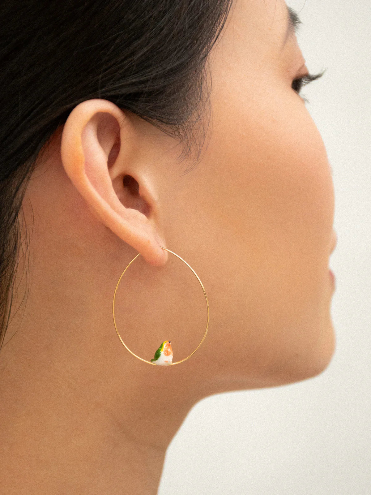 Mini Robin Bird Earrings