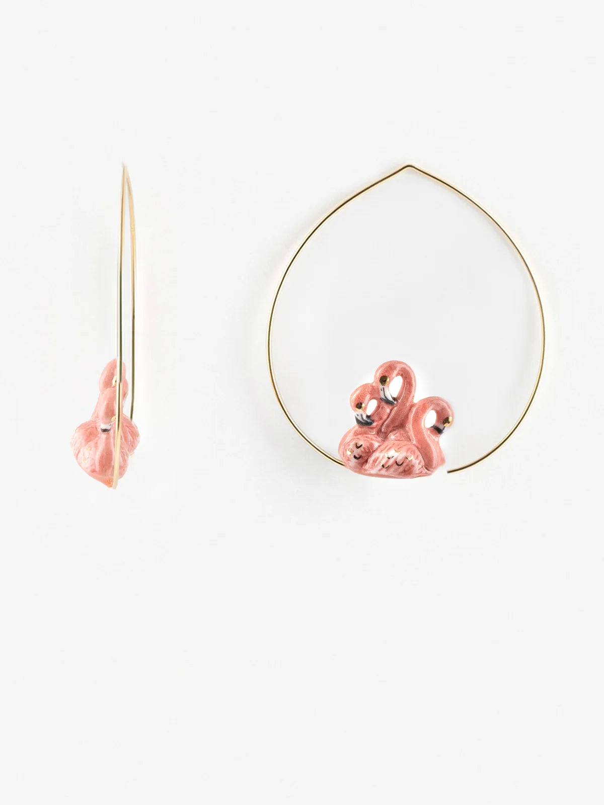 Flamingos Hoop Earrings - Aloha