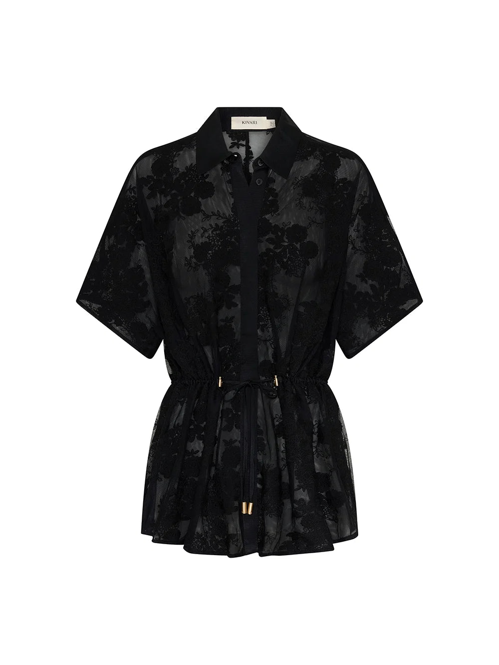 Jaxon Lace Shirt Black