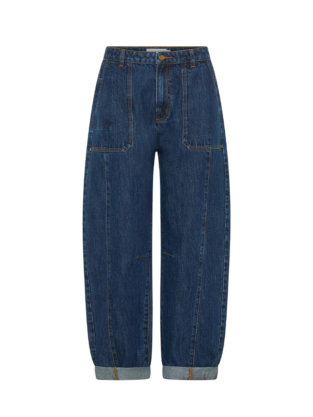 Jessica Barrel Jean Dark Stonewash