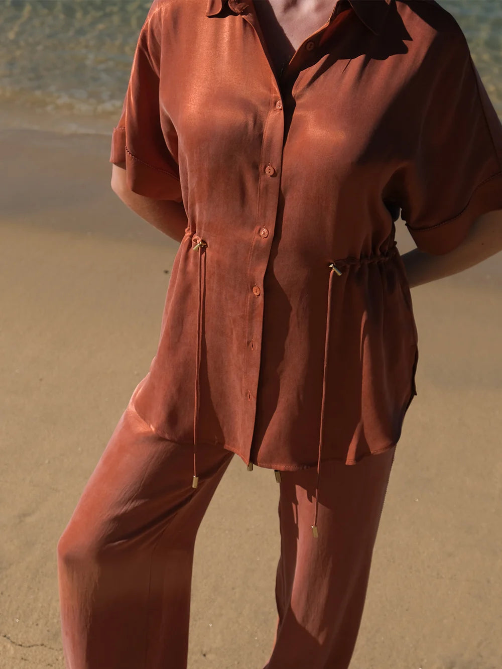 Juna Shirt Burnt Orange