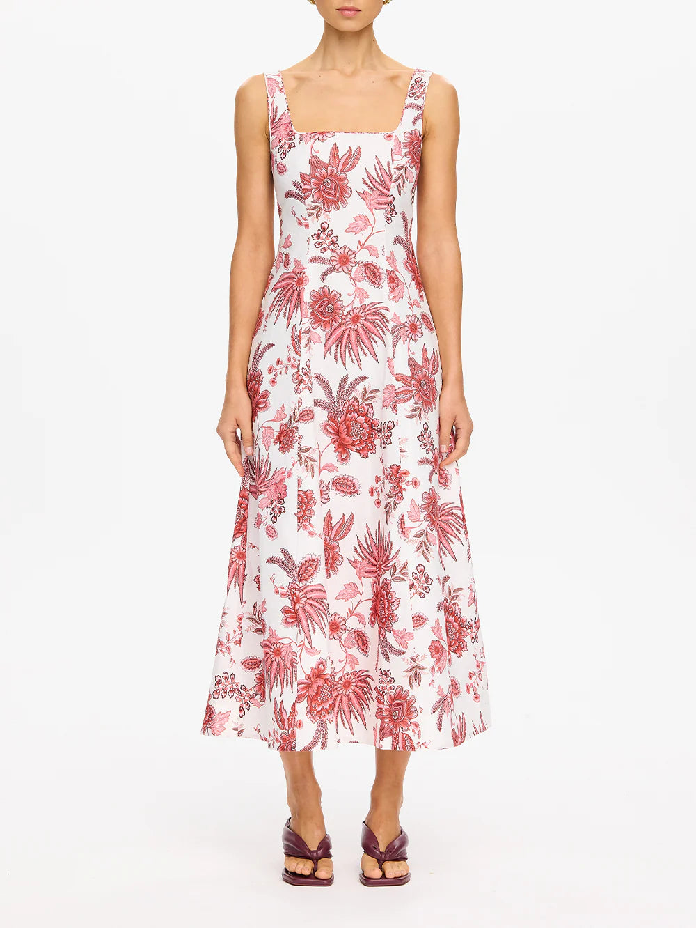 Bailey Midi Dress Red