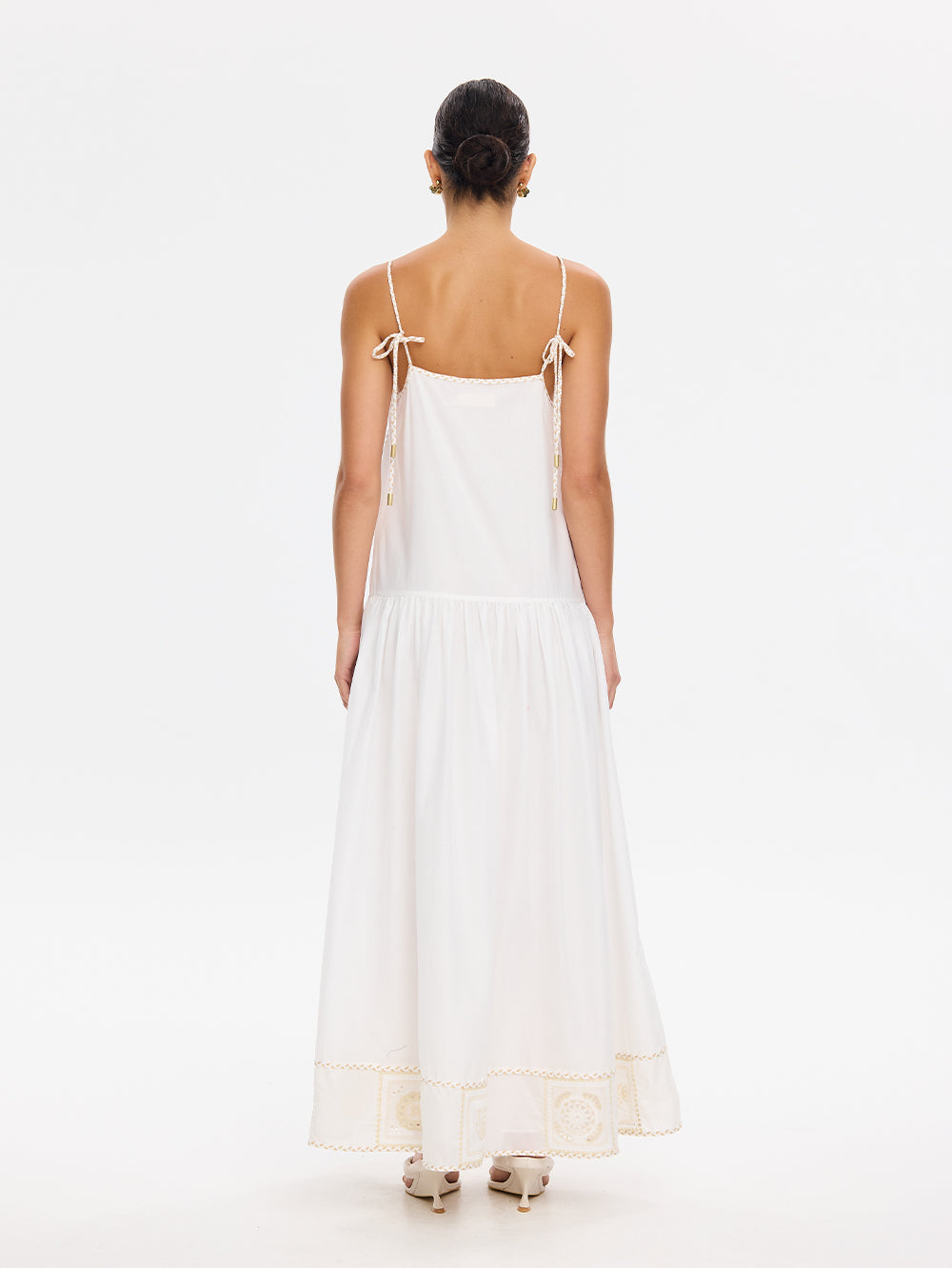 Delfie Maxi Dress Ivory