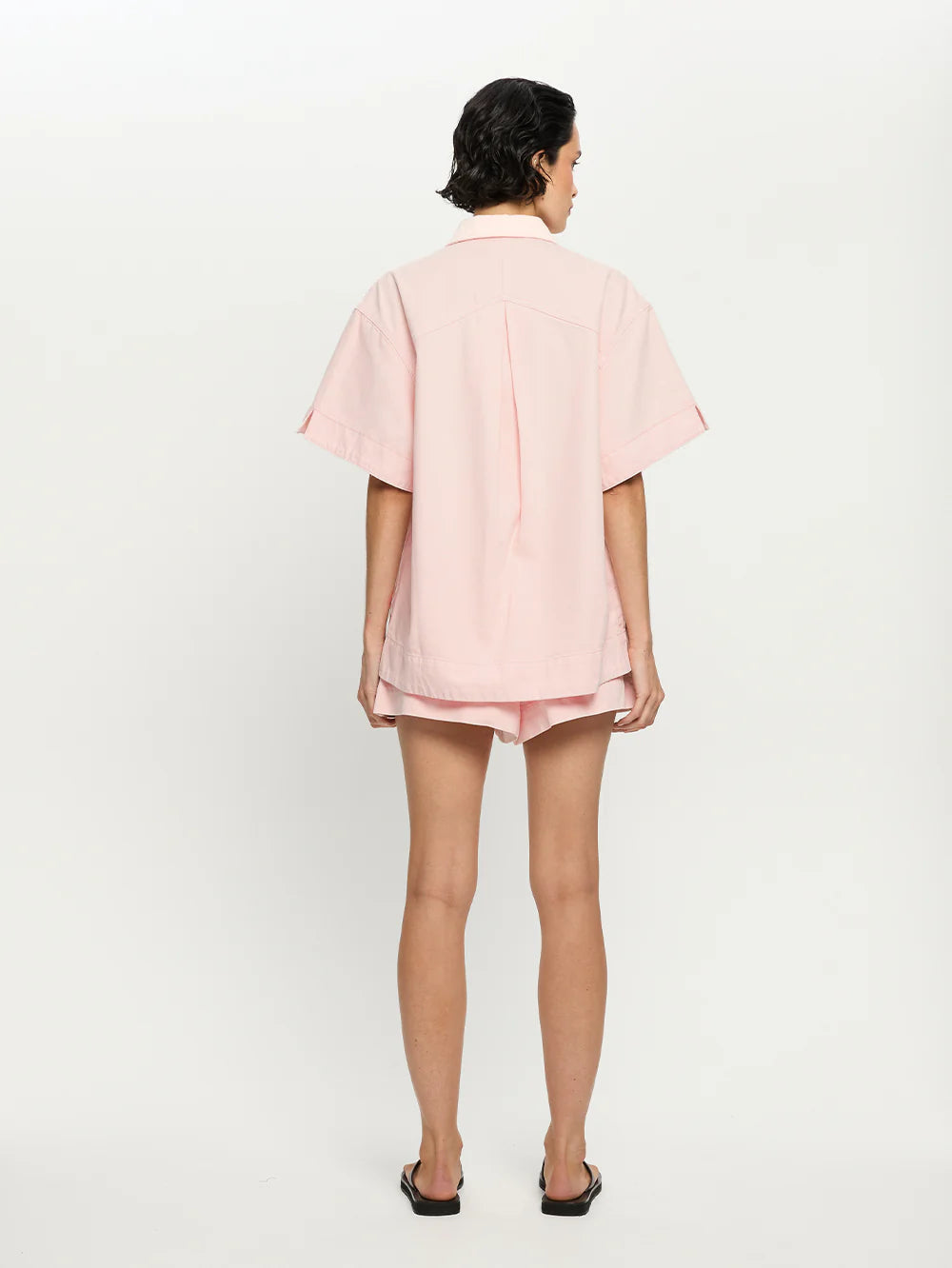 Marla Denim Shirt Soft Pink